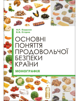 Основні поняття продовольчої безпеки країни