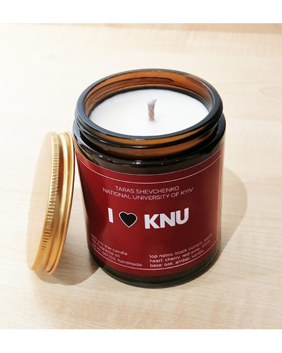 Свічка I love KNU Свічка I love KNU
