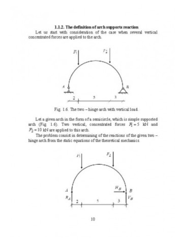 Structural Mechanics. Part II. The calculations of complex arches and frames. Manual