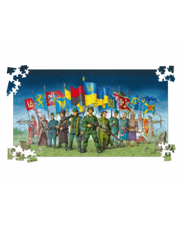 Дерев’яний пазл «Пантеон Героїв» Юрій Журавель