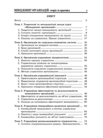 Менеджмент організацій: теорія та практика