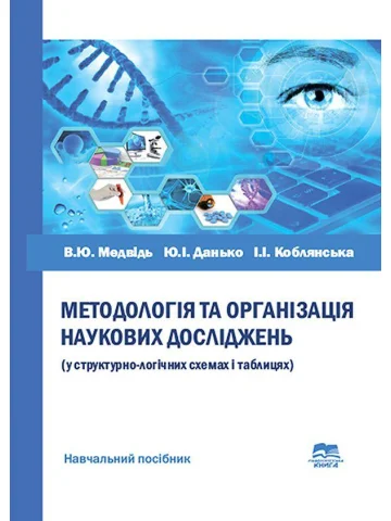 Методологія та організація наукових досліджень (у структурно-логічних схемах і таблицях)