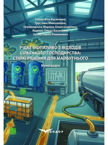 Рідке біопаливо з відходів сільського господарства: стійкі рішення для майбутнього: монографія