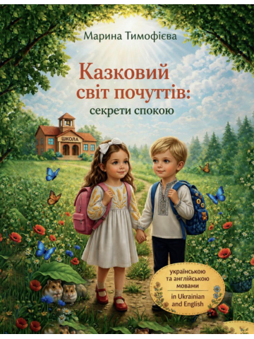 Казковий світ почуттів: секрети спокою (для розвитку емоційного інтелекту). Книга для дітей. Повнокольорове видання українською та англійською мовами