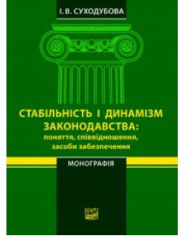 Стабільність і динамізм законодавства: поняття, співвідношення, засоби забезпечення